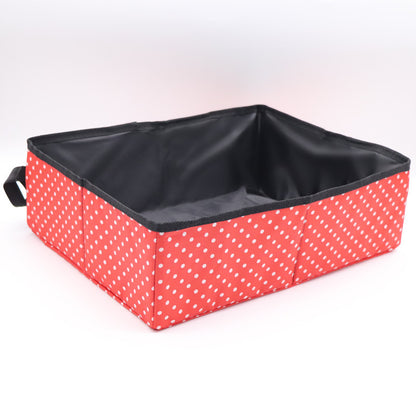 Foldable Litter Box, Portable Cat Toilet When Going Out