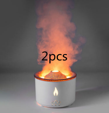 360ML Volcano Flame Air Humidifier Aroma Diffuser