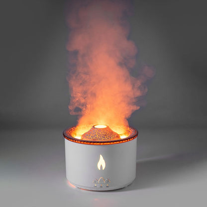 360ML Volcano Flame Air Humidifier Aroma Diffuser