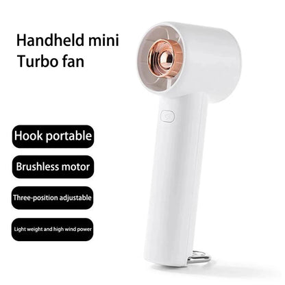 Powerful USB Rechargeable Handheld Fan