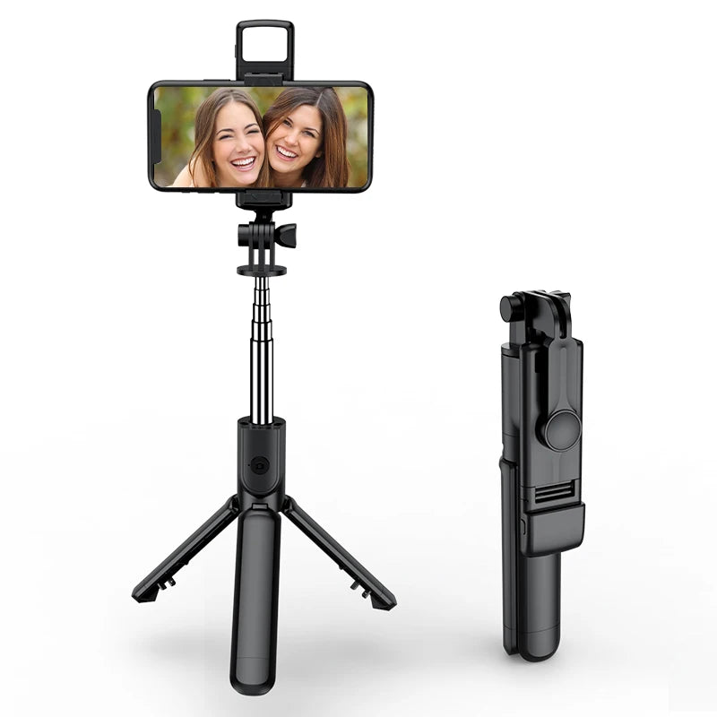 Wireless Selfie Stick Tripod with Light