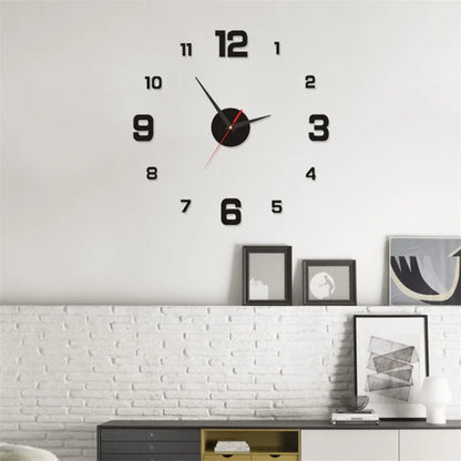 3D Luminous Wall Clock - DIY Acrylic Clock