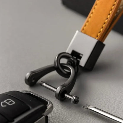 Car Key chain luxury genuine leather