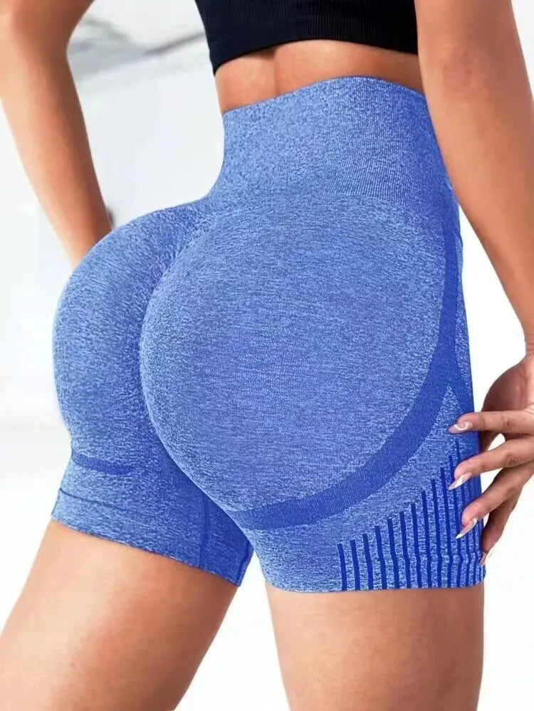 Women Yoga Shorts High Waist Workout Shorts Fitness Yoga Lift Butt Fitness Ladies Yoga Gym Running Short Pants Sportswear