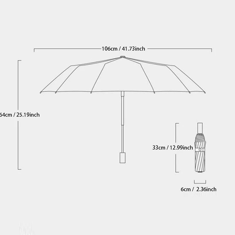 Premium 24-Bone Windproof Umbrella