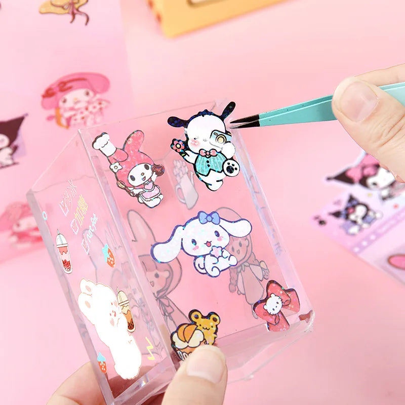 Kawaii Sanrio Cartoon Sticker Set - 20pcs