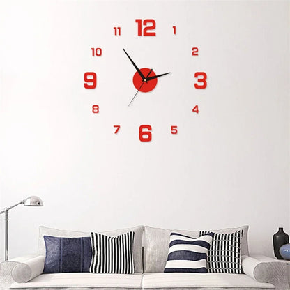 3D Luminous Wall Clock - DIY Acrylic Clock