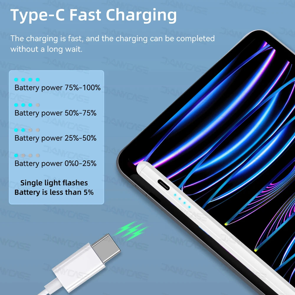 2024 iPad Stylus Pen with Palm Rejection