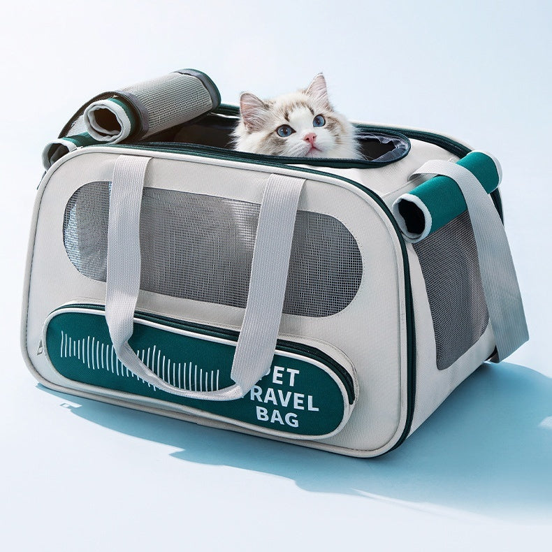 Pet Carrier Bag Soft Sided Collapsible Portable PET Travel Carrier Bag Pet Carrier For Dogs Cats Airline Approved Carrier Soft Sided, Collapsible Travel Puppy Carrier Pet Travel Carrier Bag Adequate