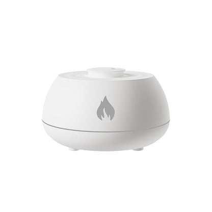 Flame Humidifier Aromatherapy Diffuser 7 Colours Light Home Air Humidifier 130ML USB Room Fragrance Essential Oil Diffuser